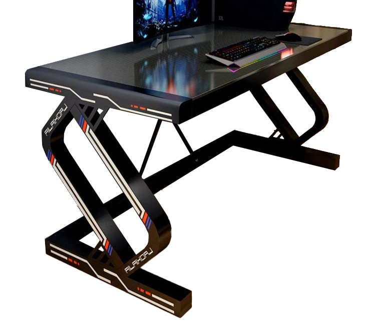 [MESA-TEMP-140CM] MESA GAMING DE CRISTAL TEMPLADO 140cm