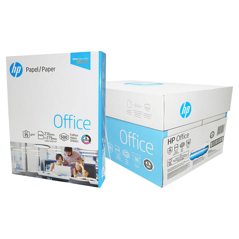 [HP-PAPER-BOX] HP OFFICE - CAJA 10 RESMAS PAPEL BOND 8.5"x11"