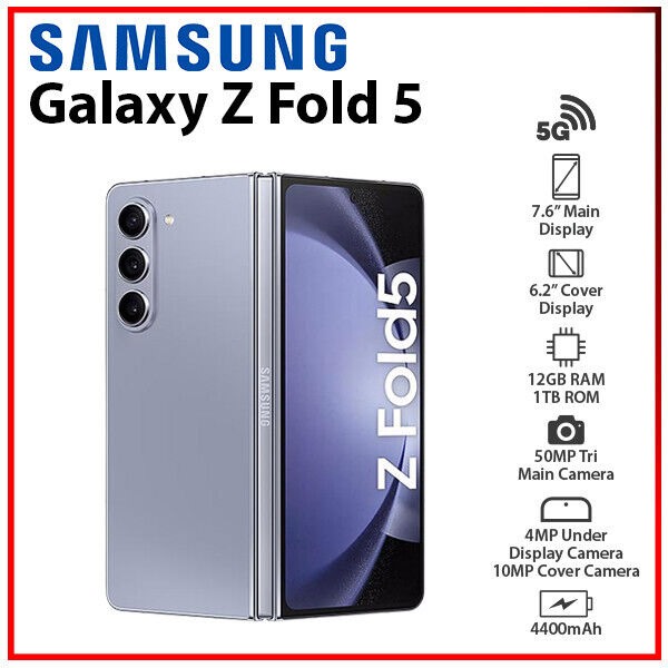 [Z FOLD 5] SAMSUNG Z FOLD 5 - ANDROID 13 ROM 256GB RAM 12GB LTE/5G