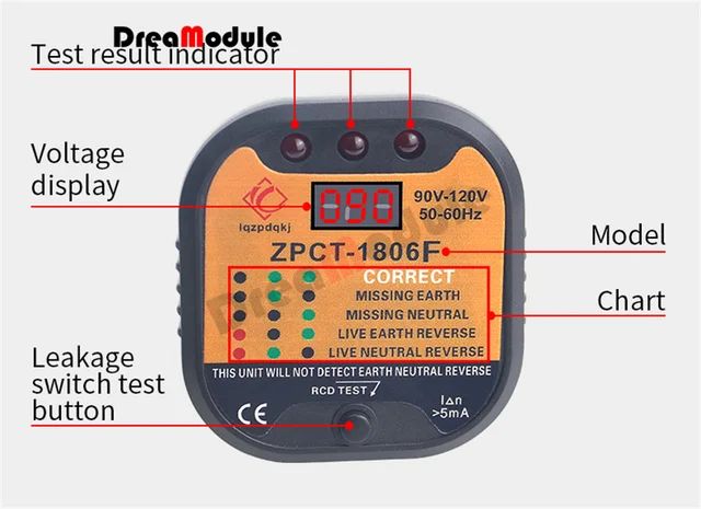 [ZPCT-A5] DETECTOR DE VOLTAJE ZPCT-A5 (REMATE)