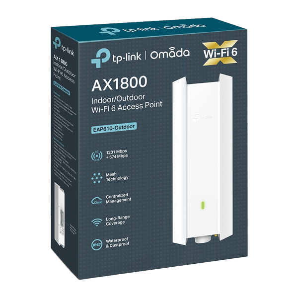 [TPL-EAP610-OUTD] TP-LINK EAP610-OUTDOOR - PUNTO DE ACCESO WI-FI 6 DE EXTERIOR AX1800