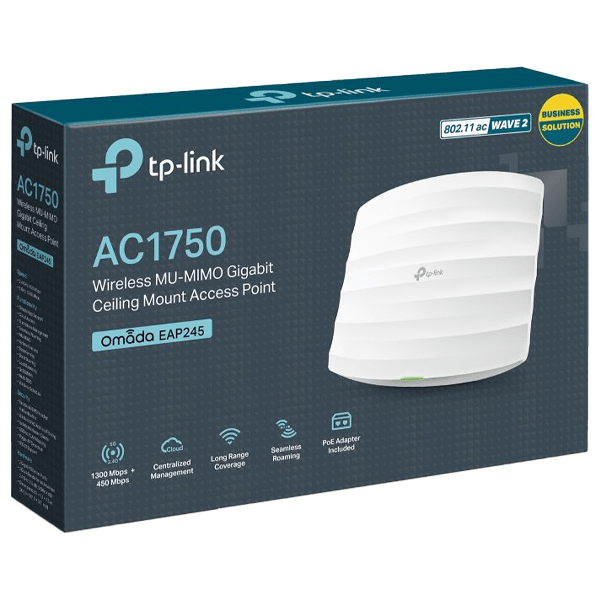 [TPL-EAP245-IND] TP-LINK EAP245 - PUNTO DE ACCESO DUAL BAND INTERIOR AC1750