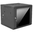 DNV DG-WM6609-G - GABINETE DE PARED (RACK) ABATIBLE 9U 600X600MM CON ABANICO